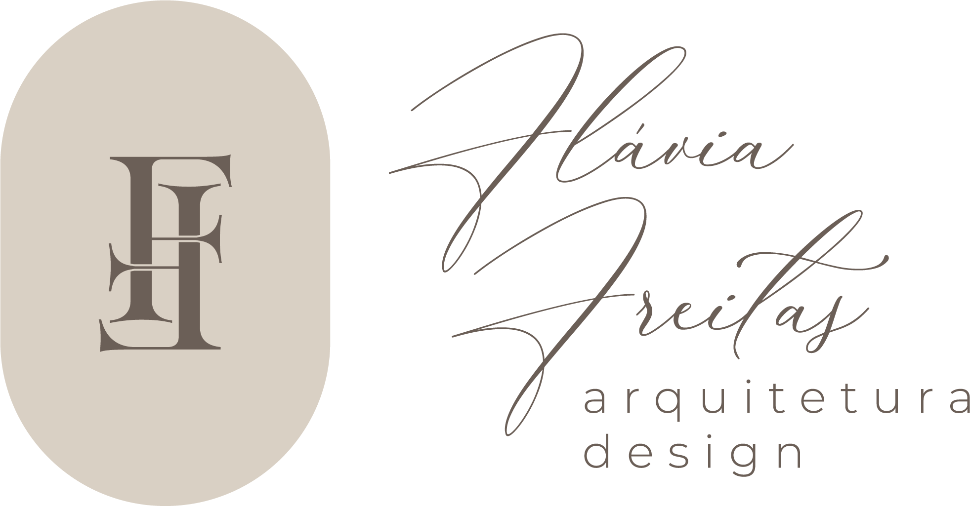 Logo Flavia Freitas Horizontal Cor